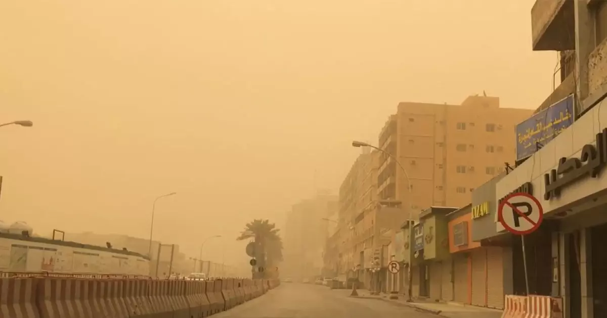 Dust storms in various parts of Saudi Arabia Dust storms in various parts of Saudi Arabia