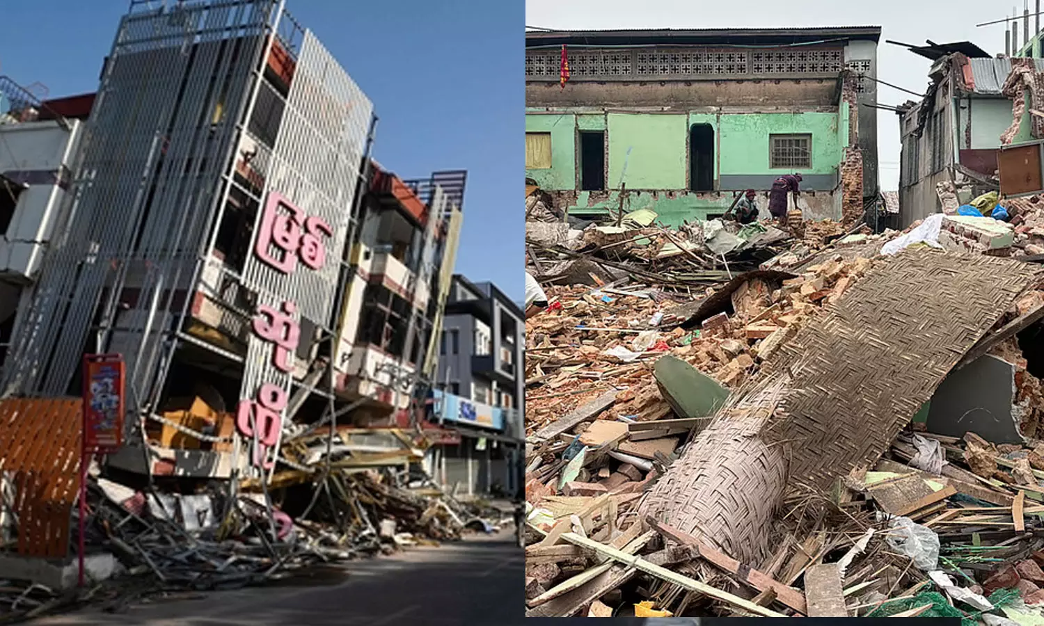മ്യാൻമാറിനെ ഭീതിയിലാഴ്ത്തി വീണ്ടും ഭൂചലനം; റിക്ടർ സ്‌കെയിലിൽ 5.5 തീവ്രത രേഖപ്പെടുത്തി