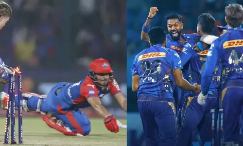 Mumbai win by 12 runs in thriller; Delhi suffer first loss of the season