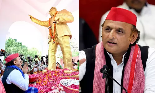 ഭരണഘടന നിൽക്കുന്നിടത്തോളംകാലം ജനങ്ങളുടെ അവകാശങ്ങളും സുരക്ഷിതമായിരിക്കും; അംബേദ്കർ ജന്മദിനത്തിൽ അഖിലേഷ് യാദവ്