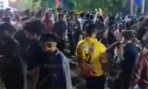 four youths arrested in kilimanoor for attack police officers during clash