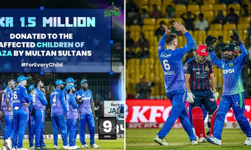 PSL team Multan Sultans announces Rs 1 lakh for every six and wicket taken by Palestine
