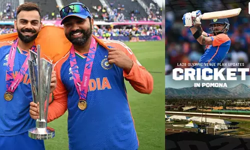 Olympic cricket in California; Olympic officials share picture