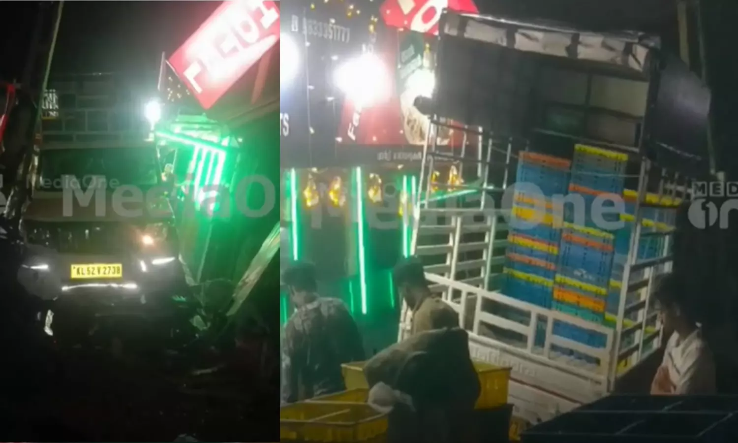 പാലക്കാട്ട് ചായക്കടയിലേക്ക് പിക്കപ്പ് വാൻ ഇടിച്ച് കയറി യുവാവ് മരിച്ചു