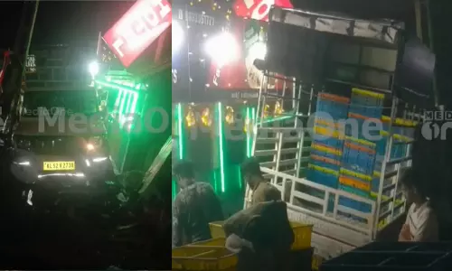 പാലക്കാട്ട് ചായക്കടയിലേക്ക് പിക്കപ്പ് വാൻ ഇടിച്ച് കയറി യുവാവ് മരിച്ചു