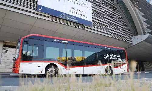 Dubai RTA Launches Trial Run Of Next-Generation Electric Bus