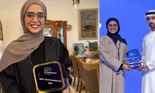 Malayali girl wins first prize of 1.5 lakh dollars in Dubai Governments Apps Championship