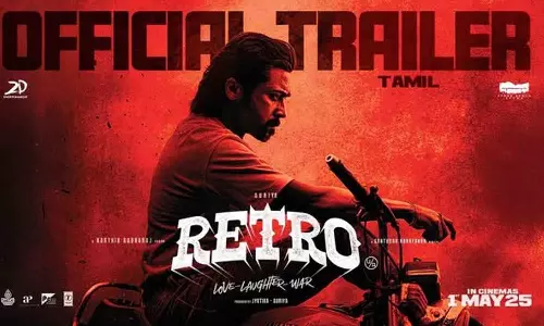 സൂര്യയുടെ വമ്പൻ തിരിച്ചു വരവ്: റെട്രോയുടെ കൾട്ട് ക്ലാസ്സിക് ആക്ഷൻ ട്രയ്ലർ റിലീസായി