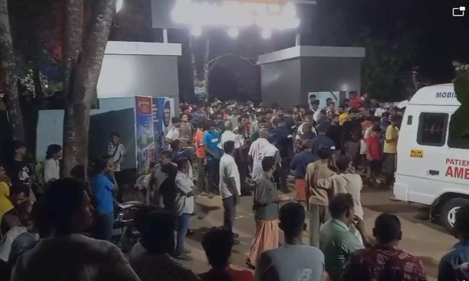 Gallery collapses during football match in Kothamangalam