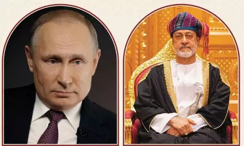 ദ്വിദിന സന്ദർശനം; ഒമാൻ സുൽത്താൻ നാളെ റഷ്യയിലേക്ക് ദ്വിദിന സന്ദർശനം; ഒമാൻ സുൽത്താൻ നാളെ റഷ്യയിലേക്ക്