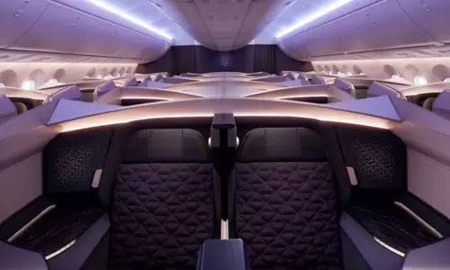 റിയാദ് എയറിന്റെ ഇന്റീരിയർ ദൃശ്യങ്ങൾ പുറത്തു വിട്ടു