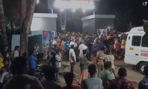 Gallery collapses during football match in Kothamangalam