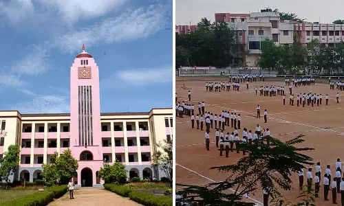 മാർ ഇവാനിയോസ്​ കോളജ്​ ഗ്രൗണ്ടിലെ ആർഎസ്​എസ്​ പരിശീലനം: പ്രതിഷേധവുമായി എസ്​എഫ്​ഐയും കെഎസ്​യുവും