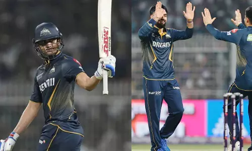 Kolkata without a save at Eden; Gujarat Titans win brilliantly, stay on top Kolkata without a save at Eden; Gujarat Titans win brilliantly, stay on top