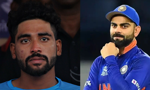 പഹൽഗാം ഭീകരാക്രമണം: ഇരകളുടെ കുടുംബത്തിന് ശക്തിയുണ്ടാകട്ടെ എന്ന് കോഹ്‍ലി, ​തീവ്രവാദികൾക്ക് ഒരു ദയയുമില്ലാത്ത ശിക്ഷ നൽകണമെന്ന് സിറാജ്