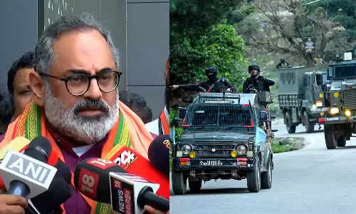 പഹൽഗാമില് സുരക്ഷാവീഴ്ചയുണ്ടായി എന്നത് എല്ലാവരും കാണുന്നതല്ലേ...?; കേന്ദ്രസർക്കാറിനെ വെട്ടിലാക്കി രാജീവ് ചന്ദ്രശേഖർ പഹൽഗാമില് സുരക്ഷാവീഴ്ചയുണ്ടായി എന്നത് എല്ലാവരും കാണുന്നതല്ലേ...?; കേന്ദ്രസർക്കാറിനെ വെട്ടിലാക്കി രാജീവ് ചന്ദ്രശേഖർ