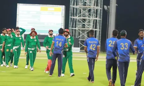 Kerala lost the second ODI against Oman by 32 runs