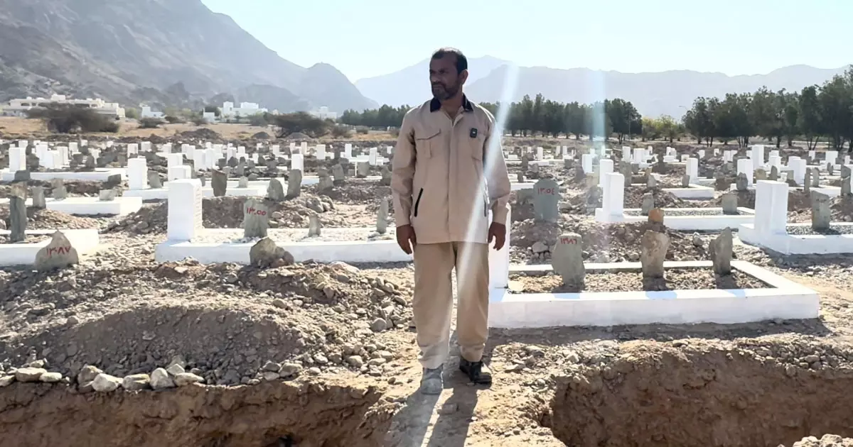 Moosa, who worked at the cemetery in Amarat, is leaving Oman. Moosa, who worked at the cemetery in Amarat, is leaving Oman.