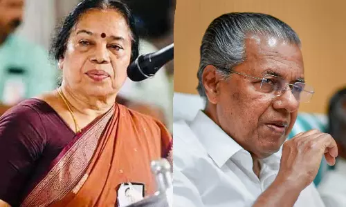 പി.കെ ശ്രീമതിയെ സിപിഎം സംസ്ഥാന സെക്രട്ടറിയേറ്റിൽ നിന്ന് വിലക്കി പിണറായി വിജയൻ