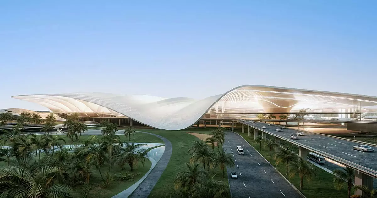Underground trains for travel within Al Maktoum Airport