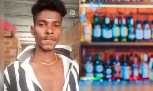സുഹൃത്തുക്കളുമായി ബെറ്റ്; കർണാടകയിൽ വെള്ളം ചേർക്കാതെ അഞ്ച് കുപ്പി മദ്യം കഴിച്ച 21 കാരന് ദാരുണാന്ത്യം സുഹൃത്തുക്കളുമായി ബെറ്റ്; കർണാടകയിൽ വെള്ളം ചേർക്കാതെ അഞ്ച് കുപ്പി മദ്യം കഴിച്ച 21 കാരന് ദാരുണാന്ത്യം