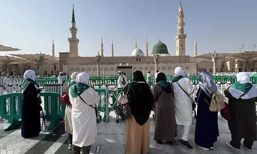ഇന്ത്യയിൽ നിന്ന് കൂടുതൽ തീർത്ഥാടകർ മദീനയിലെത്തി