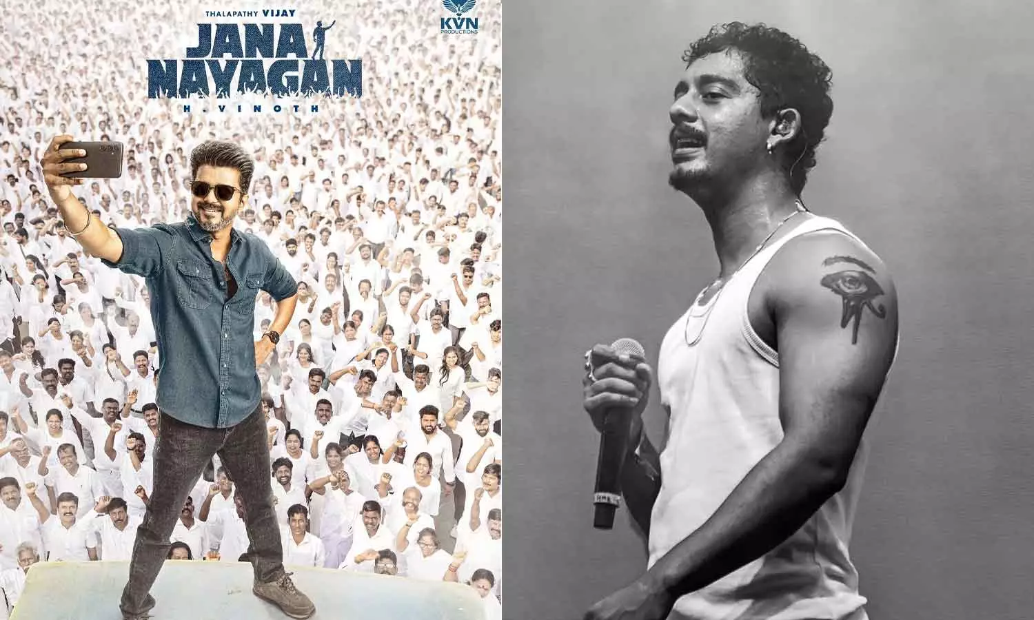 തമിഴിൽ ഒരു കൈ നോക്കാൻ ഹനുമാൻകൈൻഡ്; അരങ്ങേറ്റം വിജയ്‌യുടെ അവസാന ചിത്രം ജനനായകനിൽ