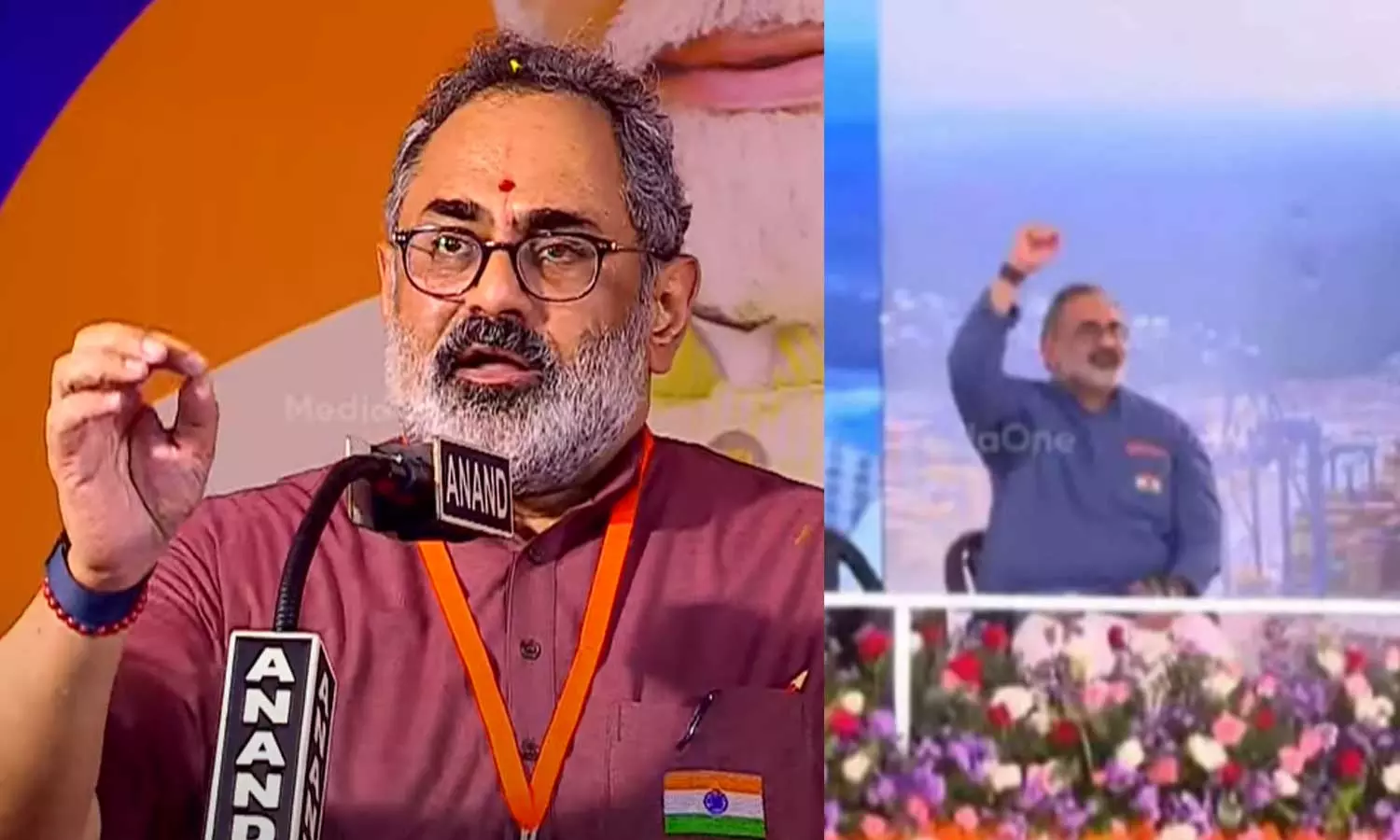 ഞാൻ ഭാരത് മാതാ കീ ജയ് വിളിച്ചപ്പോൾ കമ്മ്യൂണിസ്റ്റ് രാജവംശത്തിലെ മരുമകന് വല്ലാത്തൊരു സൂക്കേട്...; മന്ത്രി റിയാസിനെ പരിഹസിച്ച് രാജീവ് ചന്ദ്രശേഖർ