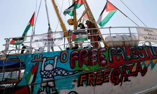 Drones hit ‘Freedom Flotilla’ Gaza aid ship in international waters