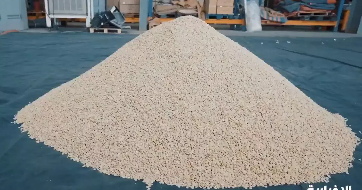 Drug smuggling through insulating panels; Captagon pills seized in Saudi Arabia