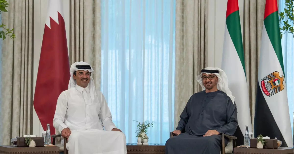 Qatar Emir meets UAE President