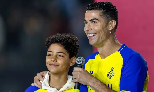 cristiano and son