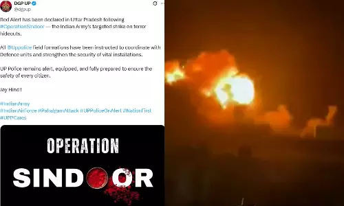 ഓപ്പറേഷൻ സിന്ദൂർ: ഉത്തർപ്രദേശിൽ റെഡ് അലർട്ട്; ജമ്മുവില്‍ നാല് മേഖലയില്‍ നിര്‍ദേശം