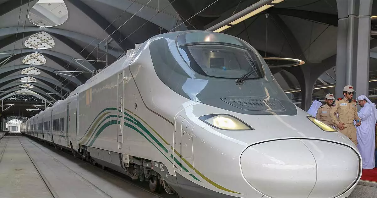 ഹജ്ജിനായി ഒരുങ്ങി ഹറമൈൻ ഹൈ-സ്പീഡ് ട്രെയിനുകൾ