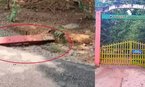 Konni elephant sanctuary,centre,forest department kerala,കോന്നി ആനക്കൊട്ടില്‍,കോന്നി ആനക്കൊട്ടില്‍ അപകടം,വനംവകുപ്പ്