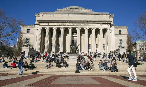 ഫലസ്തീൻ അനുകൂല പ്രതിഷേധത്തിന്റെ പേരിൽ 65ലധികം വിദ്യാർഥികളെ സസ്‌പെൻഡ് ചെയ്ത് കൊളംബിയ സർവകലാശാല