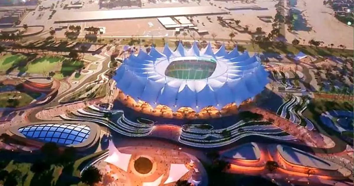 റിയാദ് കിങ് ഫഹദ് സ്റ്റേഡിയം ഒരുങ്ങുന്നു റിയാദ് കിങ് ഫഹദ് സ്റ്റേഡിയം ഒരുങ്ങുന്നു