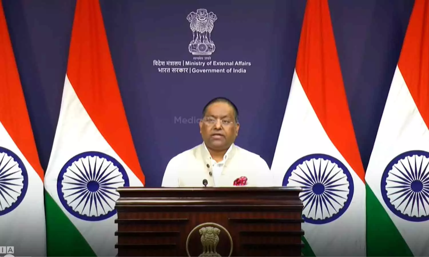 കശ്മീരിൽ മൂന്നാം കക്ഷി ഇടപെടൽ അനുവദിക്കില്ലെന്ന് ഇന്ത്യ; പാക് അധിനിവേശ കശ്മീരിലെ നയത്തിൽ മാറ്റമില്ല