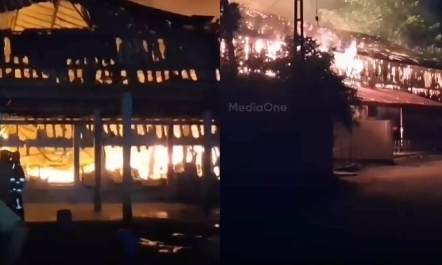 തിരുവല്ലയിൽ ബിവറേജസ് ഔട്ട്ലെറ്റിലും ഗോഡൗണിലും വൻ തീപിടിത്തം