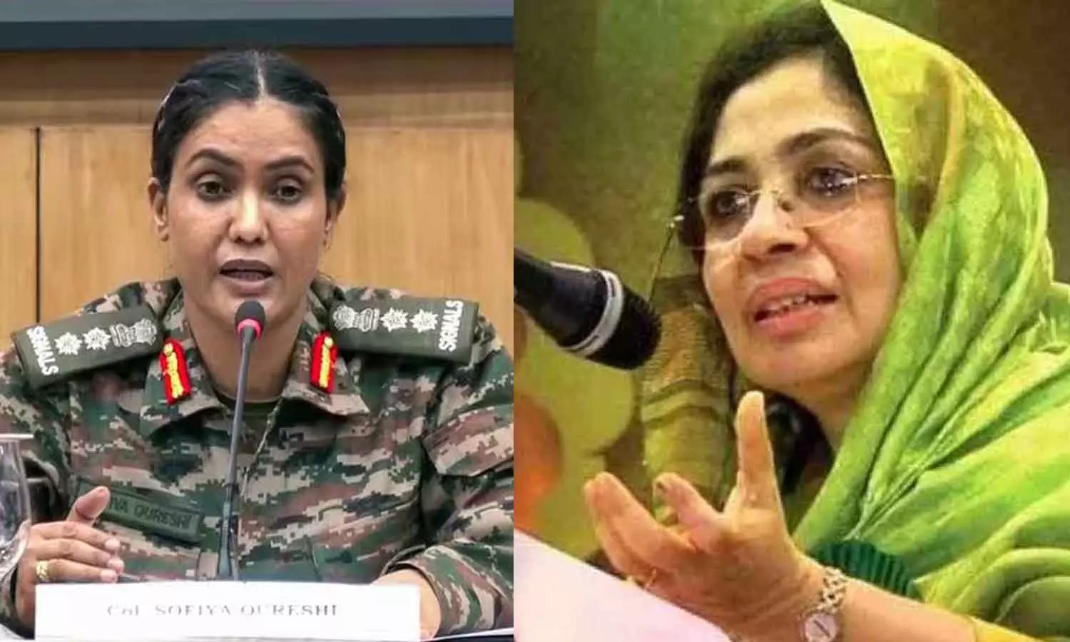 സോഫിയ ഖുറേഷിക്കെതിരായ വിവാദ പരാമർശം; ബിജെപി മന്ത്രിക്കെതിരെ വനിതാ കമ്മിഷനിൽ പരാതി നൽകി ദേശീയ വനിതാ ലീഗ് സോഫിയ ഖുറേഷിക്കെതിരായ വിവാദ പരാമർശം; ബിജെപി മന്ത്രിക്കെതിരെ വനിതാ കമ്മിഷനിൽ പരാതി നൽകി ദേശീയ വനിതാ ലീഗ്