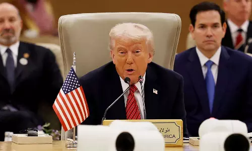 ജിസിസി-യുഎസ് ഉച്ചകോടി: ഗസ്സ യുദ്ധം അവസാനിപ്പിക്കാൻ ഒരുമിച്ച് നിൽക്കണമെന്ന് ട്രംപ്; സിറിയയുമായി ബന്ധം ശക്തിപ്പെടുത്തും ജിസിസി-യുഎസ് ഉച്ചകോടി: ഗസ്സ യുദ്ധം അവസാനിപ്പിക്കാൻ ഒരുമിച്ച് നിൽക്കണമെന്ന് ട്രംപ്; സിറിയയുമായി ബന്ധം ശക്തിപ്പെടുത്തും