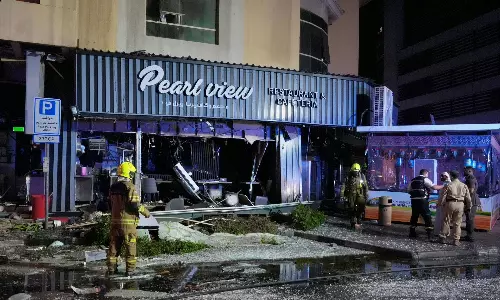 ദുബൈ അൽ ബർഷയിലെ താമസക്കെട്ടിടത്തിൽ വൻ തീപിടിത്തം; ആളപായമില്ല