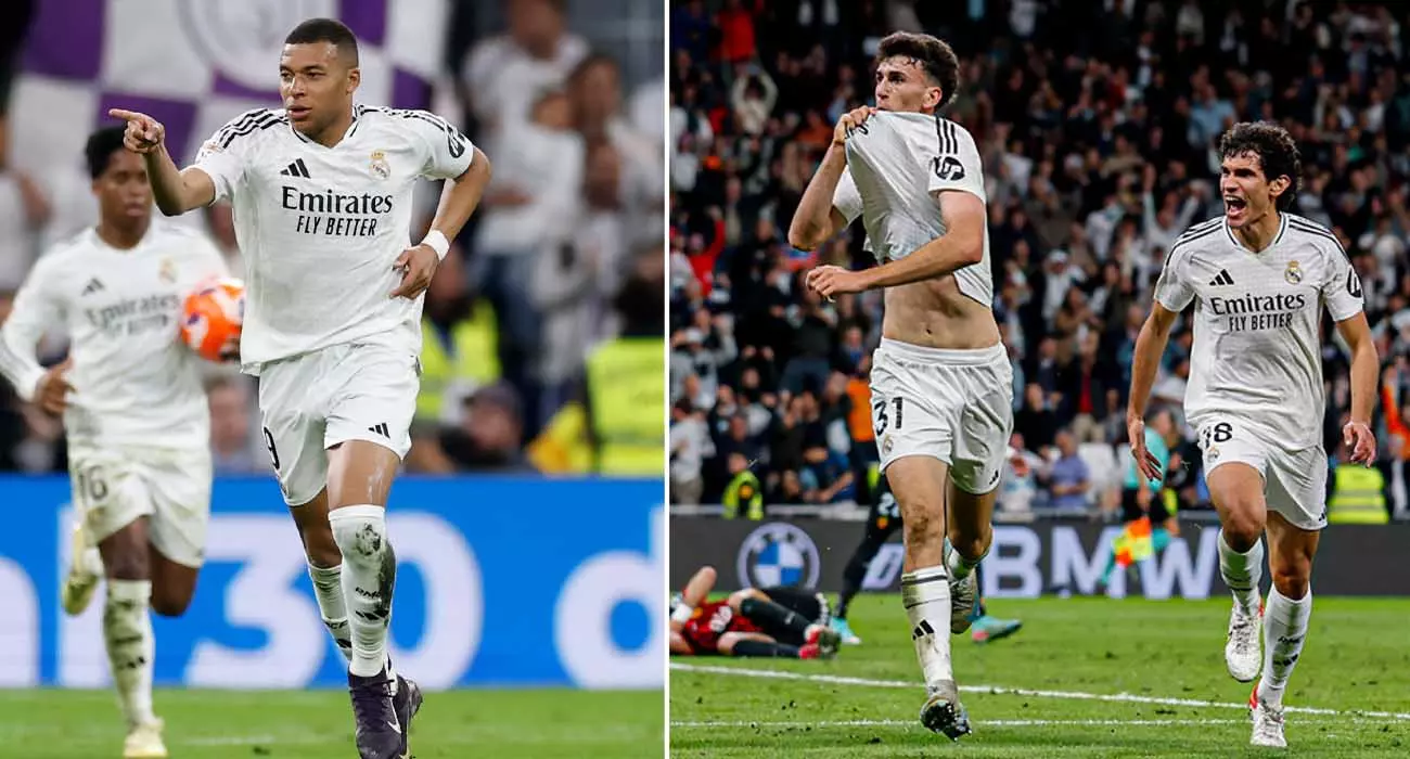 Real Madrid beat Mallorca in injury-time thriller; Barca must wait for title