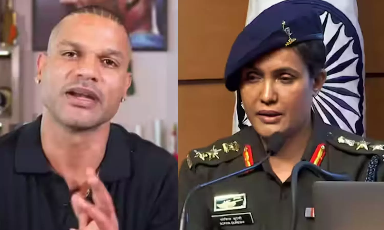 സോഫിയ ഖുറേഷിക്കും രാജ്യത്തിന് വേണ്ടി പോരാടിയ മുസ്ലിംകൾക്കും അഭിനന്ദനങ്ങൾ: ശിഖർ ധവാൻ സോഫിയ ഖുറേഷിക്കും രാജ്യത്തിന് വേണ്ടി പോരാടിയ മുസ്ലിംകൾക്കും അഭിനന്ദനങ്ങൾ: ശിഖർ ധവാൻ