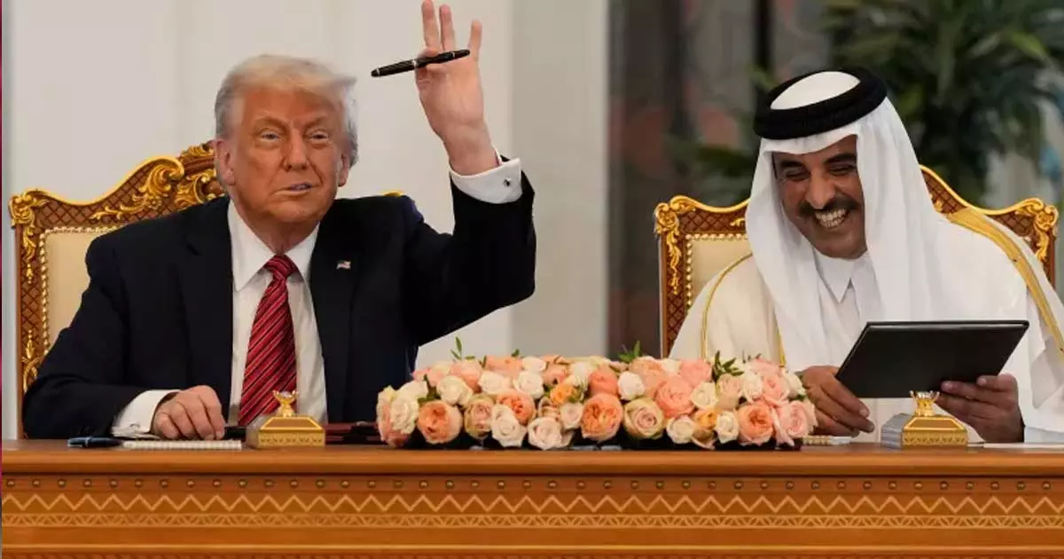 അമേരിക്കന്‍ പ്രസിഡന്റ് ഡോണള്‍ഡ് ട്രംപിന്റെ രണ്ട് ദിവസത്തെ ഖത്തര്‍ സന്ദര്‍ശനം പൂര്‍ത്തിയായി