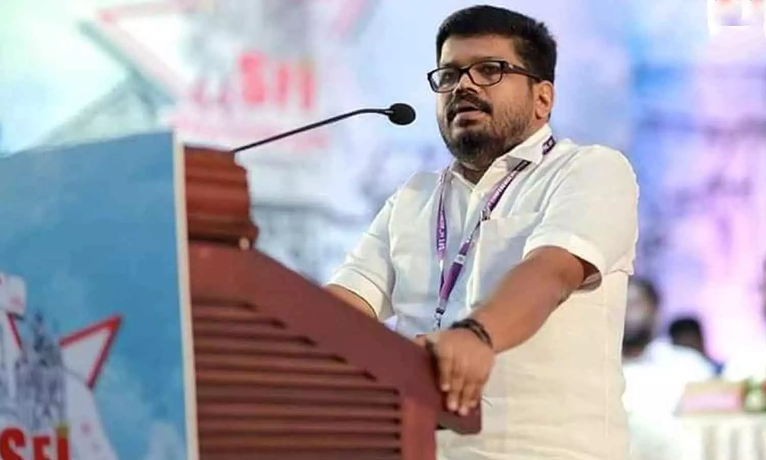 KK Ragesh speech against Congress KK Ragesh speech against Congress