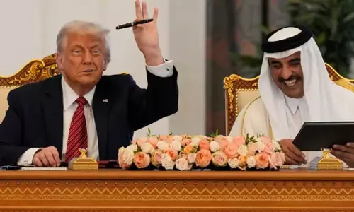 അമേരിക്കന്‍ പ്രസിഡന്റ് ഡോണള്‍ഡ് ട്രംപിന്റെ രണ്ട് ദിവസത്തെ ഖത്തര്‍ സന്ദര്‍ശനം പൂര്‍ത്തിയായി