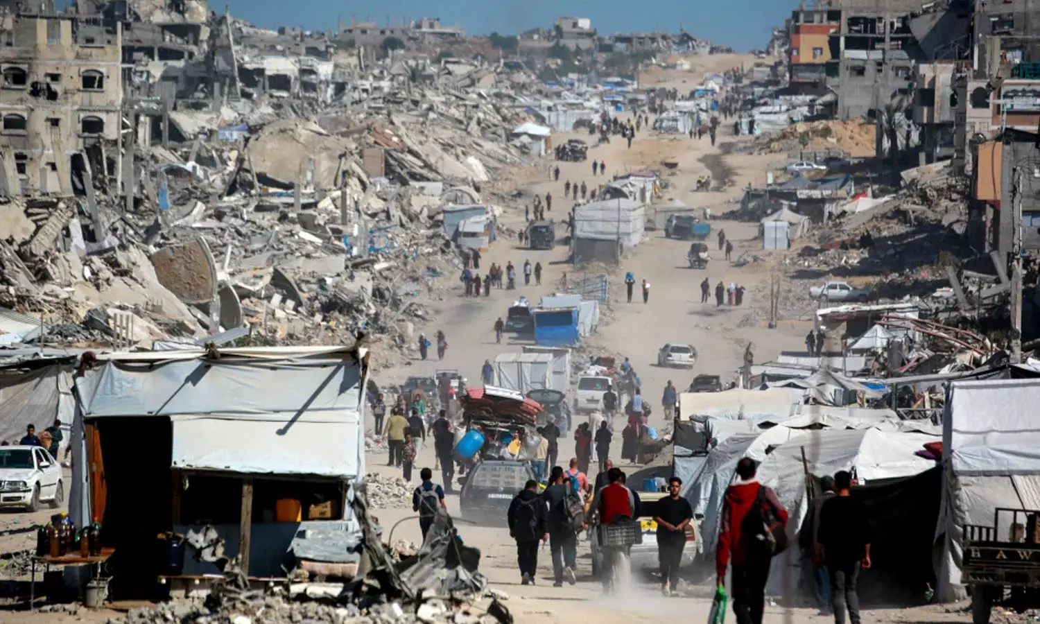 പത്ത് ലക്ഷം ഫലസ്തീനികളെ ലിബിയയിലേക്ക് നാടുകടത്താൻ ട്രംപിന് പദ്ധതി: റിപ്പോർട്ട് പത്ത് ലക്ഷം ഫലസ്തീനികളെ ലിബിയയിലേക്ക് നാടുകടത്താൻ ട്രംപിന് പദ്ധതി: റിപ്പോർട്ട്
