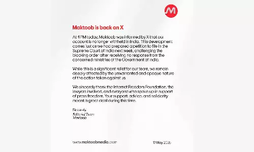 Maktoob is back on X in India