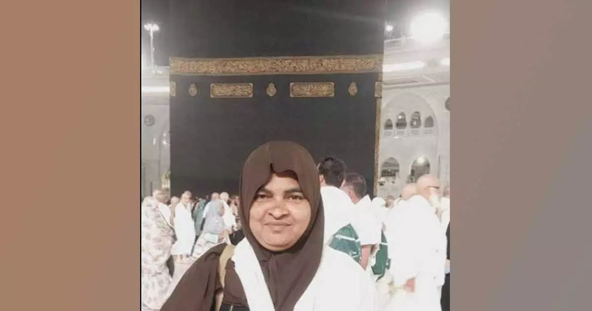 ഹൃദയാഘാതം; ഹജ്ജിനെത്തിയ മലയാളി തീർത്ഥാടക മക്കയിൽ മരിച്ചു